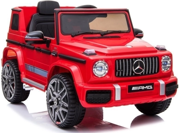 Rode elektrische kinderauto Mercedes G63 AMG