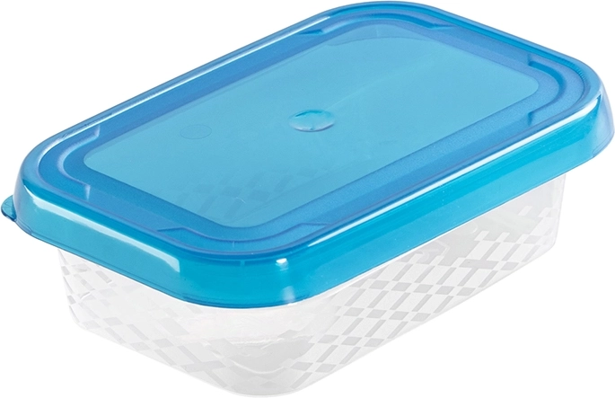 Blue Box rechthoekige voedseldoos 0,1 l blauw