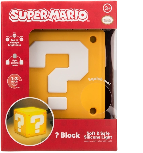 Super Mario SquishyGlo-lamp – Vraagtekenblok