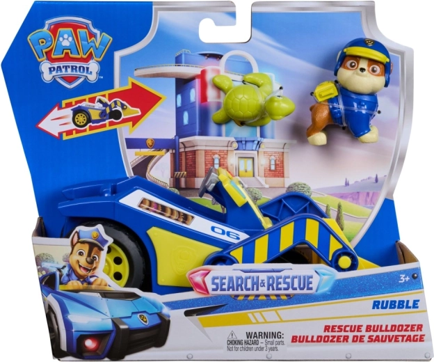 PAW Patrol reddingsvoertuig Rubble met bulldozer
