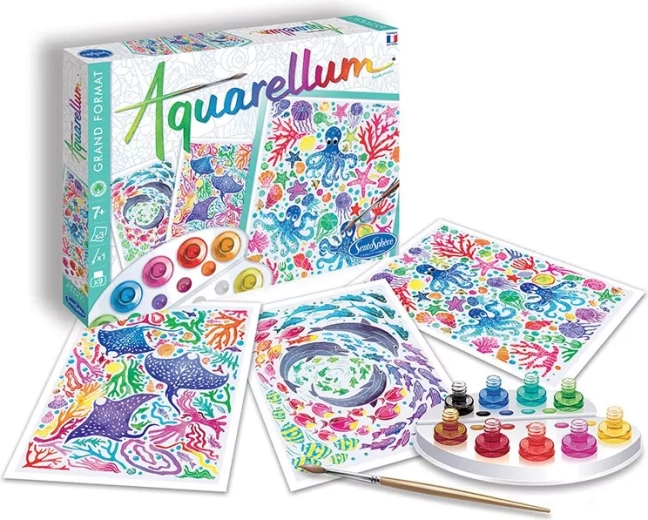 Sentosphere aquarel creatieve set zeebodem