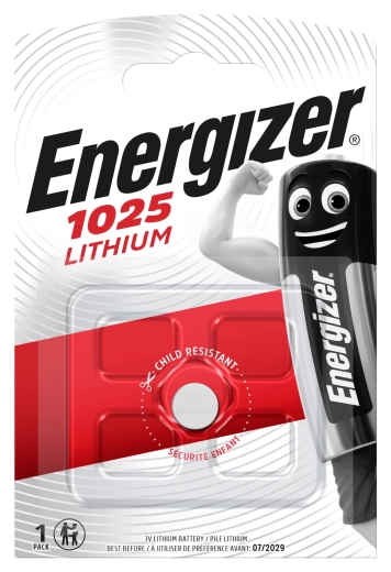 Energizer CR1025 3 V lithium knoopcelbatterij