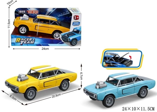 Kinderspeelgoedauto met mechanische aandrijving
