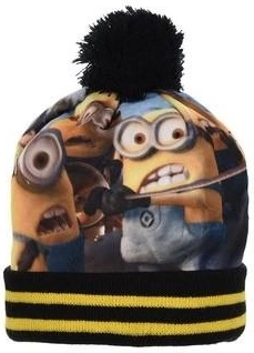 Zwarte fluwelen muts Minions