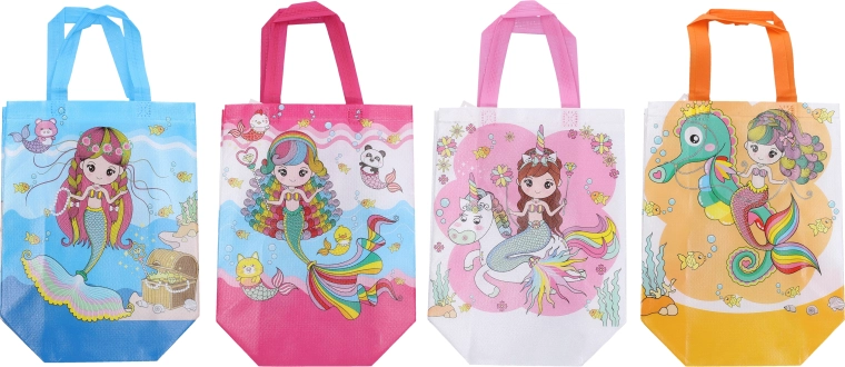 Cadeautas voor kinderen van vliesstof - 1 stuk