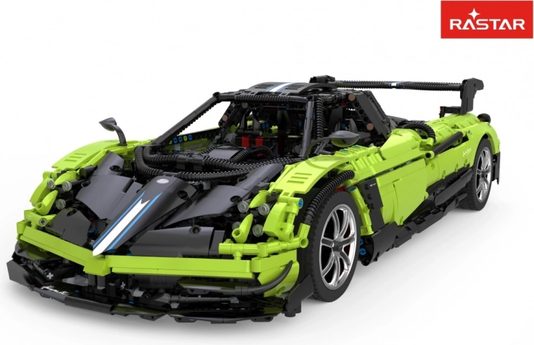 Bouwpakket sportauto PAGANI Huayra BC 1:8 groen Rastar