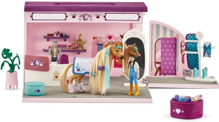 Opvouwbare paardenstyling-salon Schleich HORSE CLUB Sofia's Beauties
