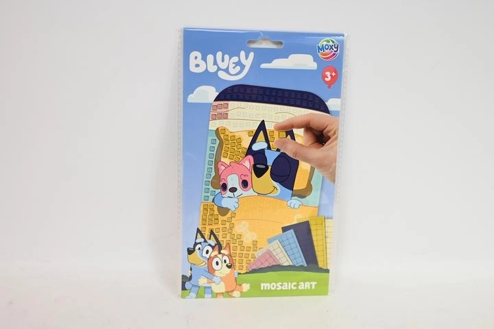 Bluey creatieve mozaïek A5 met schuimstickers