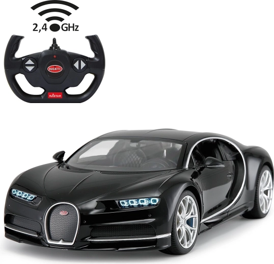 Jamara Bugatti Chiron RC-auto 1:14 zwart 2,4 GHz - 1 stuk