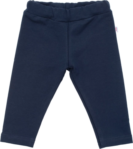 Kinderleggings van katoen donkerblauw