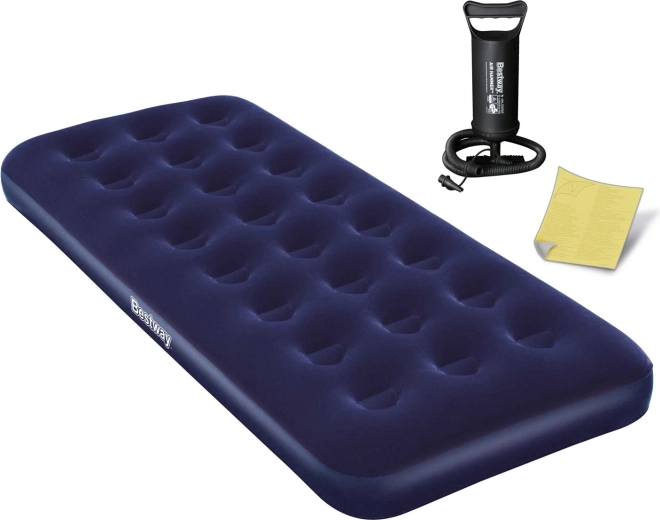 Opblaasbaar matras 185 × 76 × 22 cm met zuigerpomp BESTWAY