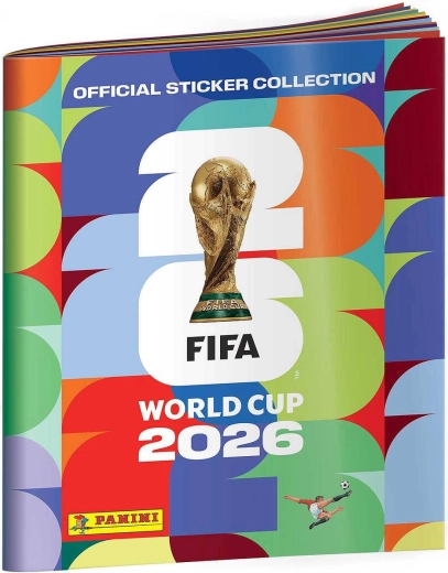 Panini FIFA World Cup 2026 verzamelalbum voor voetbalstickers met zachte kaft