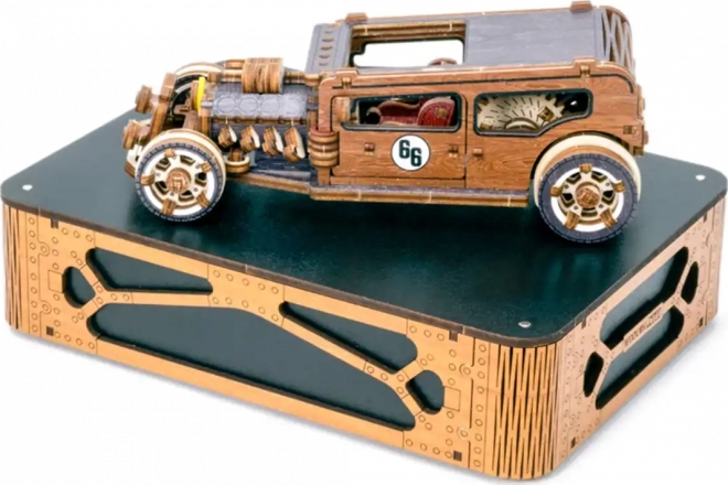 Houten 3D-puzzel WOODEN CITY hot rod – limited edition