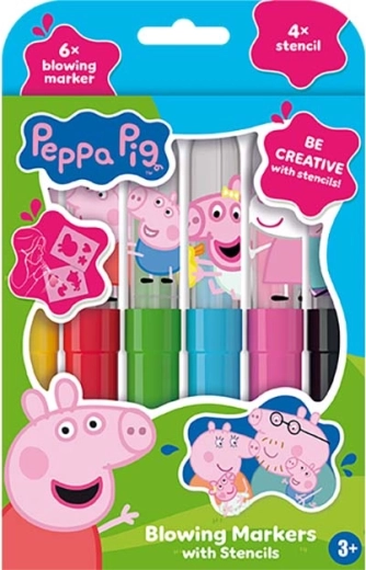 Blazepennen Peppa Pig met sjablonen
