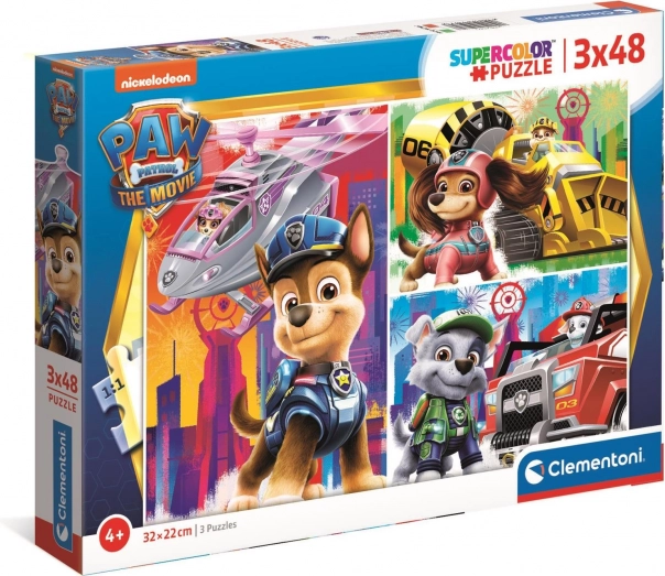 Clementoni puzzel Paw Patrol: De Film 3x48 stukjes