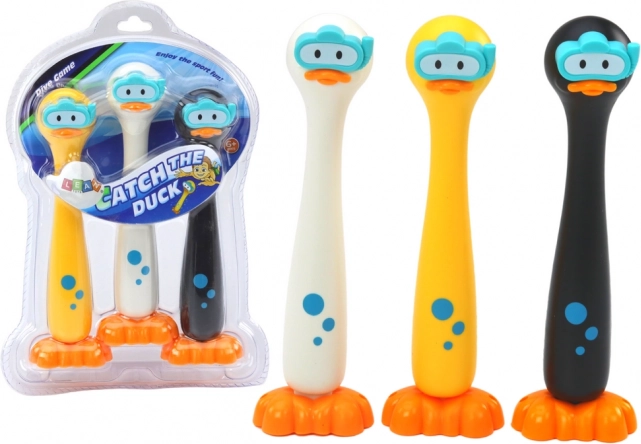 Duikende bad-eendjes – set van 3 stuks