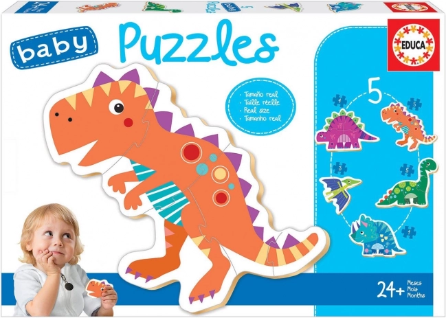Educa baby puzzel dinosaurussen 5-in-1