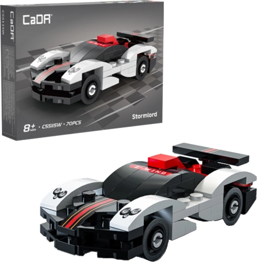 CaDA bouwset raceauto Stormlord (70 onderdelen)