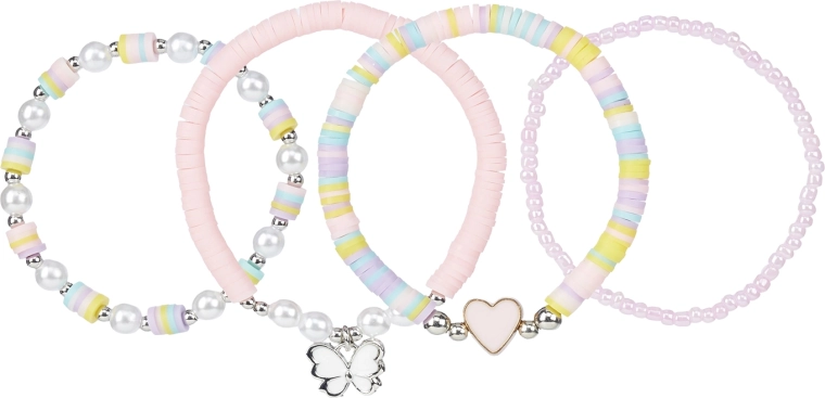 Souza! kinderarmbandjes Xilla, set van 4 stuks