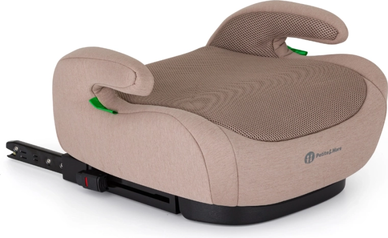 Autostoelverhoger PETITE&MARS Optimus Pro i-Size Air, tan brown