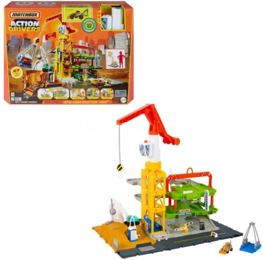Matchbox Constructiezone met lichten en geluiden