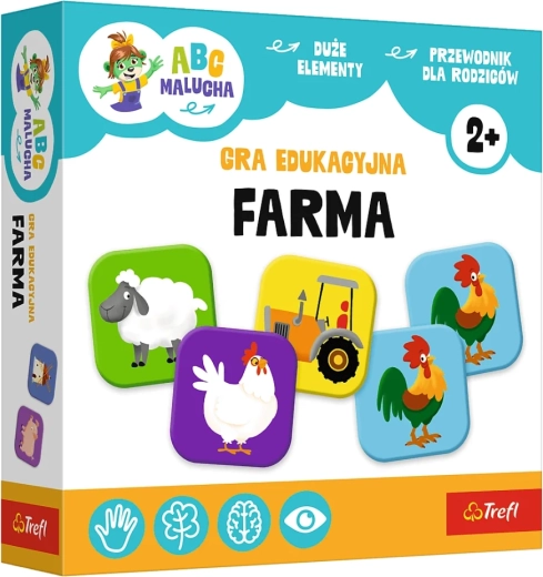 Educatief spel Boerderij ABC voor de allerkleinsten – FAMILIE TREFLIK