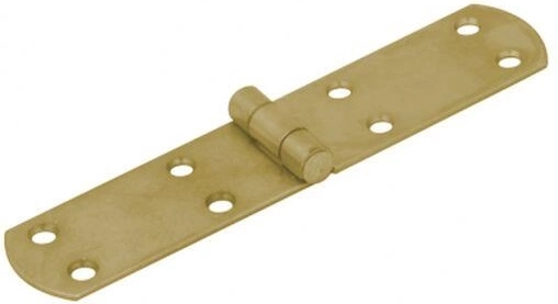 Franse scharnier 160 × 33 × 2,5 mm, geel verzinkt staal