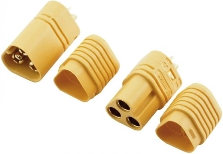 Paar hoogstroomconnectoren MT-60 (connector + bus) MSP