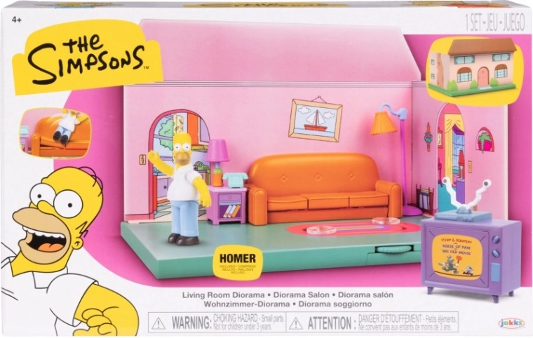Speelset huis THE SIMPSONS met Homer-figuur