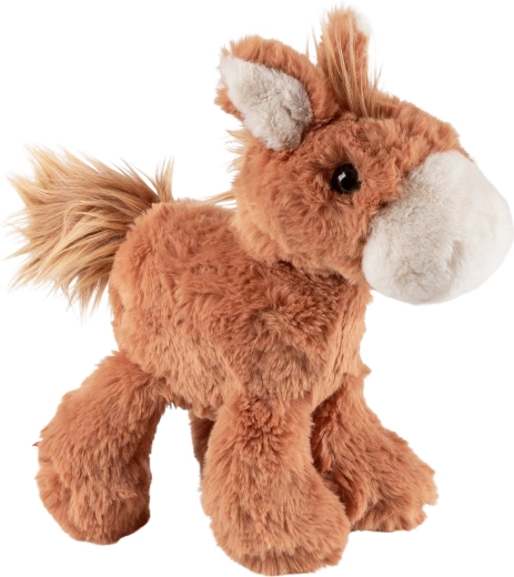 Pluchen paardje Flaucherie bruin 30 cm Sigikid