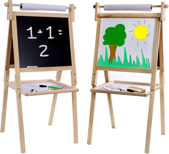 2Kids Toys groot dubbelzijdig magnetisch schoolbord