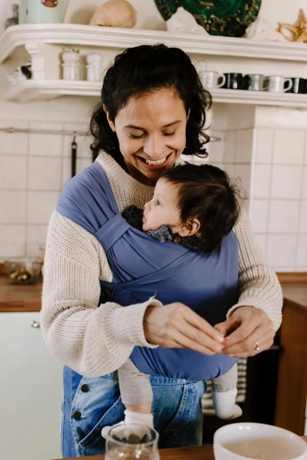 Boba Bliss draagzak voor kinderen Vintage Navy Blue V2