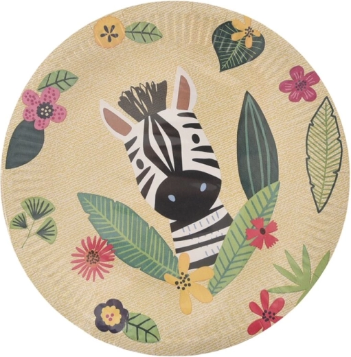 Papieren borden Jungle 28 cm (10 stuks)