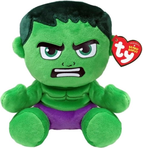 Ty Marvel Hulk pluchen figuur (soft) 15 cm - 1 stuk