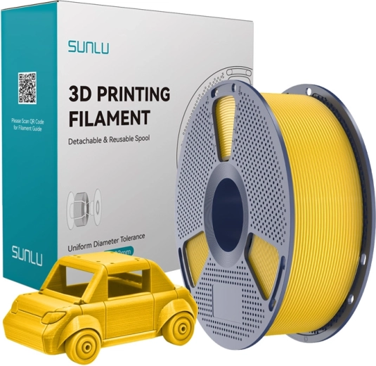 Filament Sunlu PETG helder geel