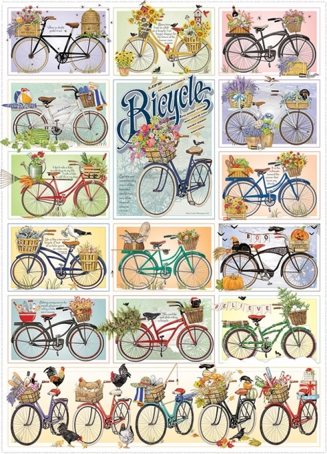 Cobble Hill puzzel Fietsen 1000 stukjes