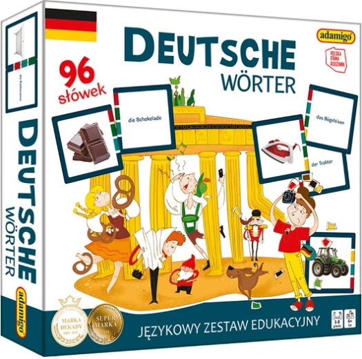 Taalonderwijskarten Deutsche Wörter