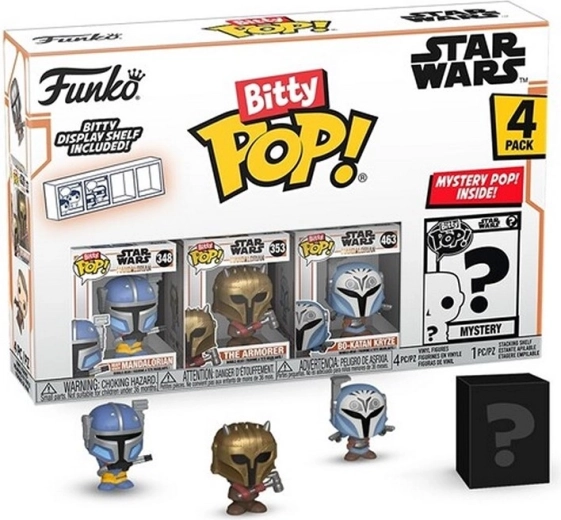 Funko Bitty POP! Star Wars – heavy mandalorian (verpakking van 4 stuks)