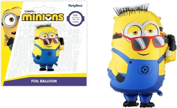 Folieballon Minionek Ron 53 × 79 cm (mix) - 1 stuk