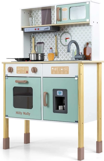 Milly Mally houten kinderkeuken Bjorn mintgroen