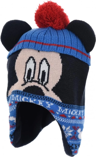 Kinderbeanie Mickey Mouse met fleecevoering – Maat: 48