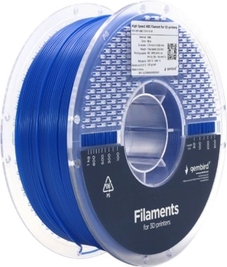 ABS-filament High Speed 1,75 mm blauw, 1 kg