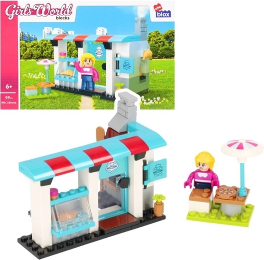 AlleBlox bouwset café – 99 onderdelen