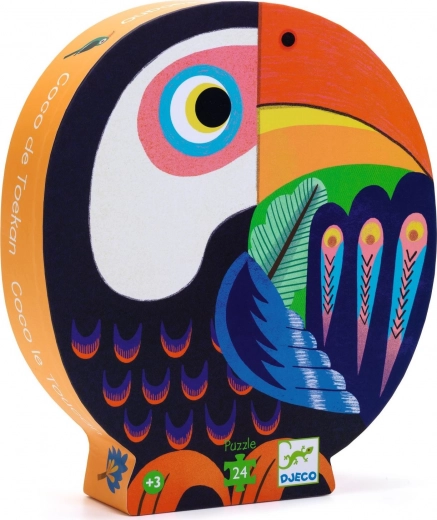 DJECO Puzzel Toekan Coco 24 stukjes