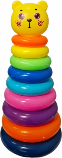 Kleurrijke stapelpiramide voor kleine kinderen
