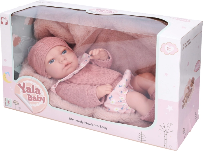 Pop met deken 40 cm - 1 stuk