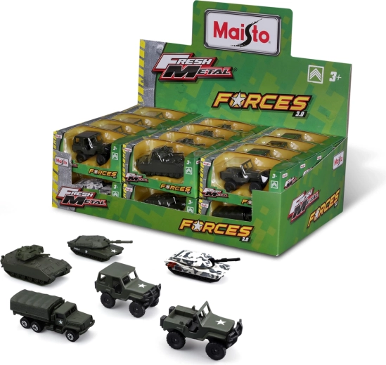 Maisto Military series metalen model van een legervoertuig 1:64