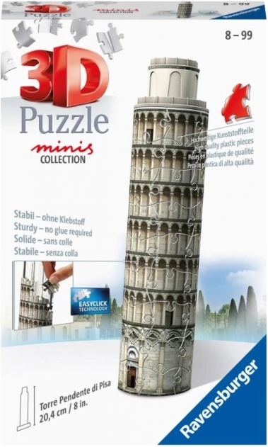 Ravensburger 3D-puzzel met motief van de Scheve Toren van Pisa