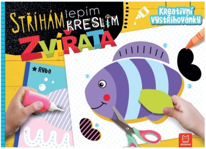 Ik knip, plak, teken – dieren (creatieve knipplaten)