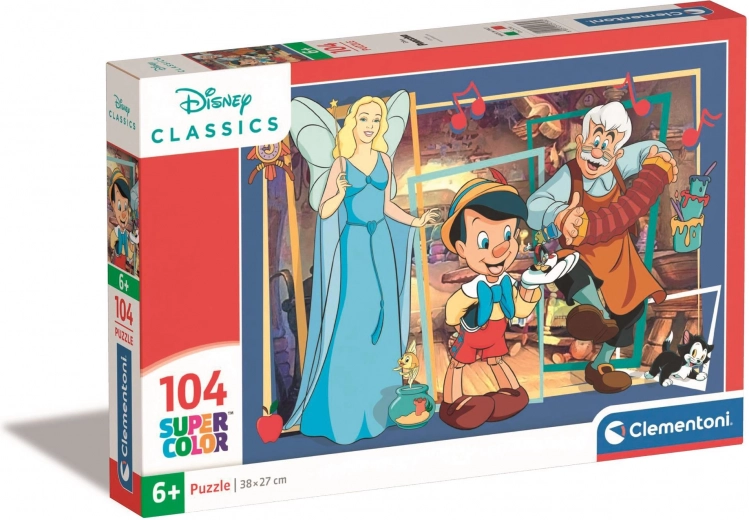 Puzzel CLEMENTONI Disney Pinocchio 104 stukjes